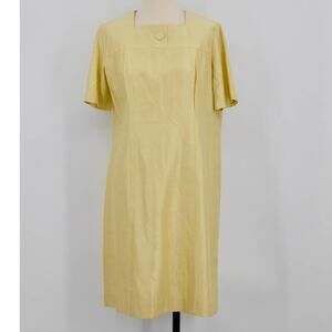 Vintage Yellow Dress